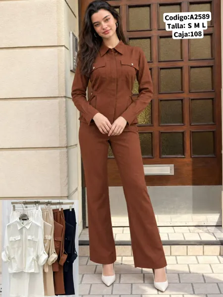 Conjunto de camisa y pantalón