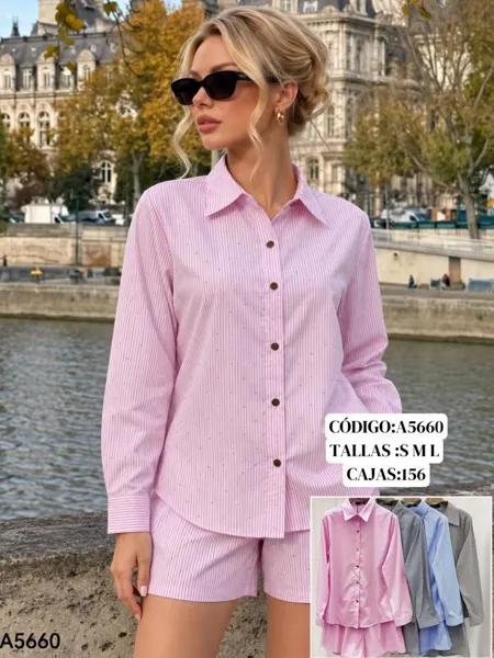 Conjunto de camisa y short