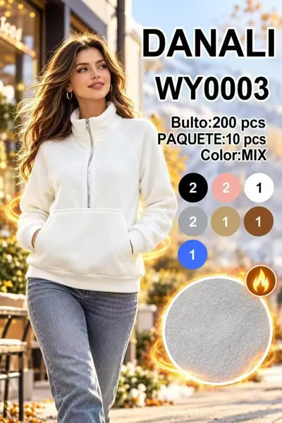 Sudadera con cremallera