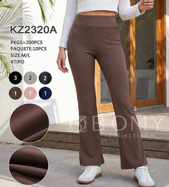 Pantalones acampanados de cintura alta