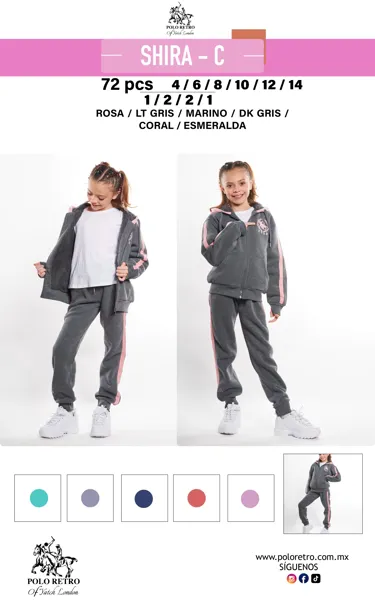 Conjunto deportivo con sudadera y pantalón