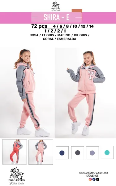 Conjunto deportivo con sudadera y pantalón