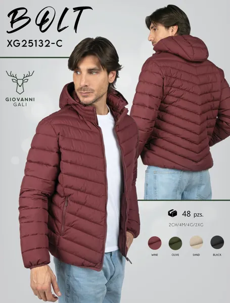 Chaqueta acolchada con capucha