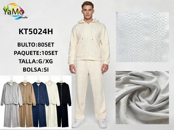 Conjunto de sudadera con capucha y pantalón