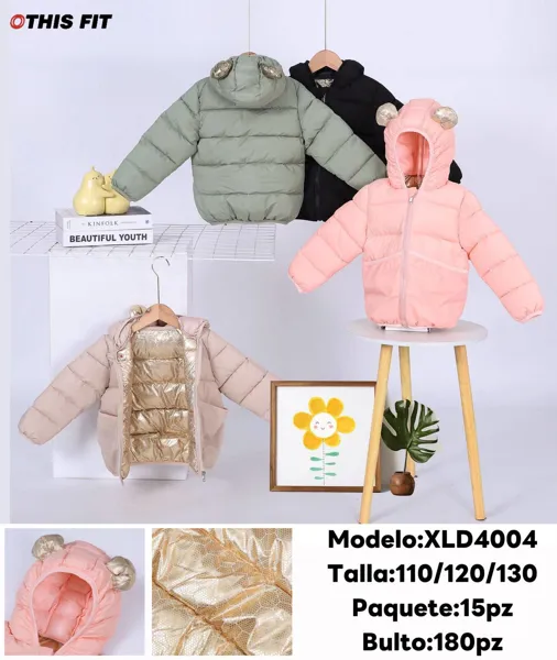 Chaqueta acolchada con capucha