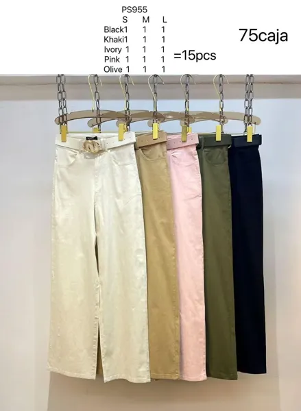 Pantalón Palazzo con Cinturón-PS955