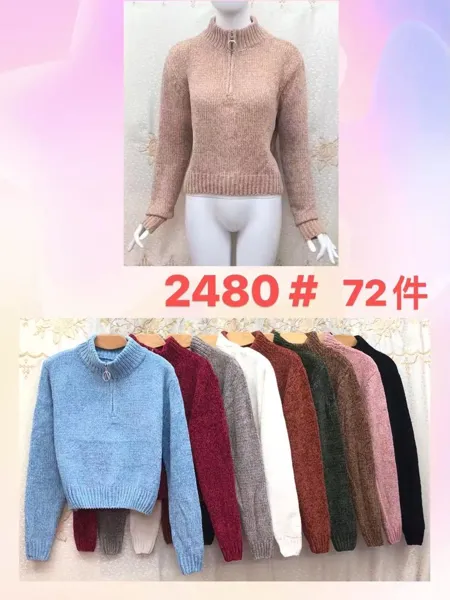 Suéter con cremallera-JY2480