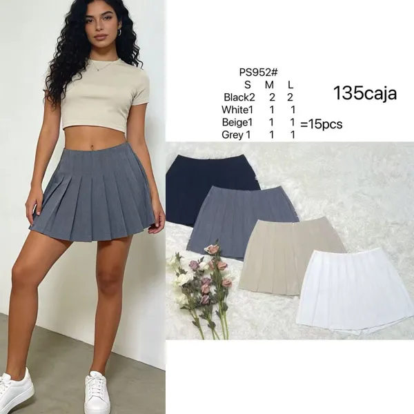 Falda plisada-PS952