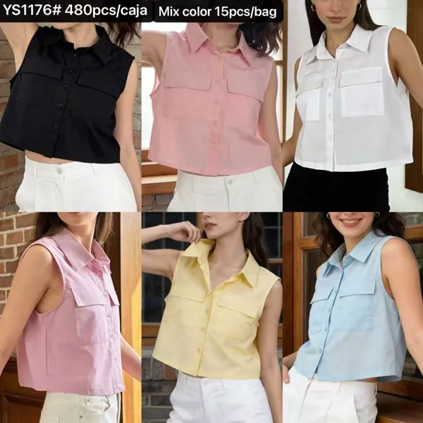 Blusa Camisera Crop Top-YS1176