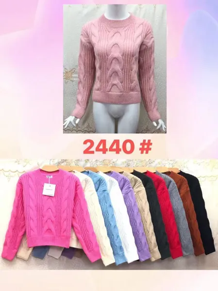 Suéter de punto trenzado-JY2440