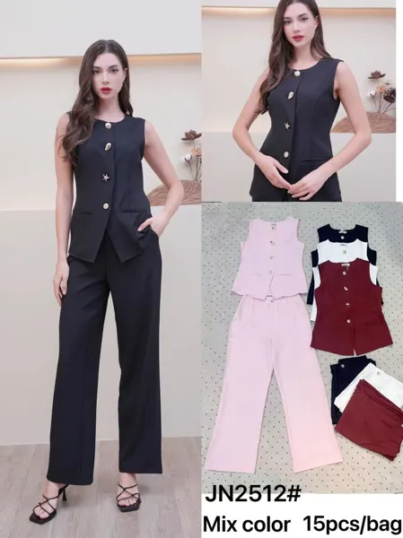 Conjunto de chaleco y pantalón-JN2512