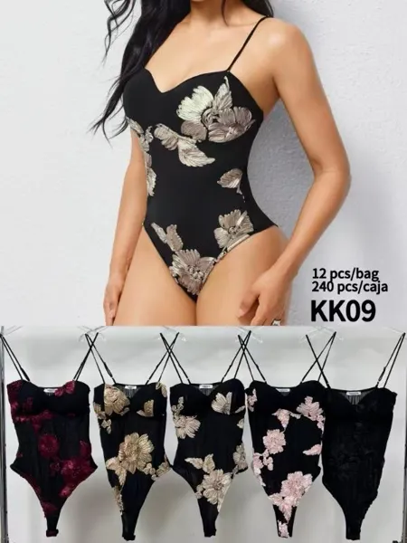 Body floral de mujer-KK09