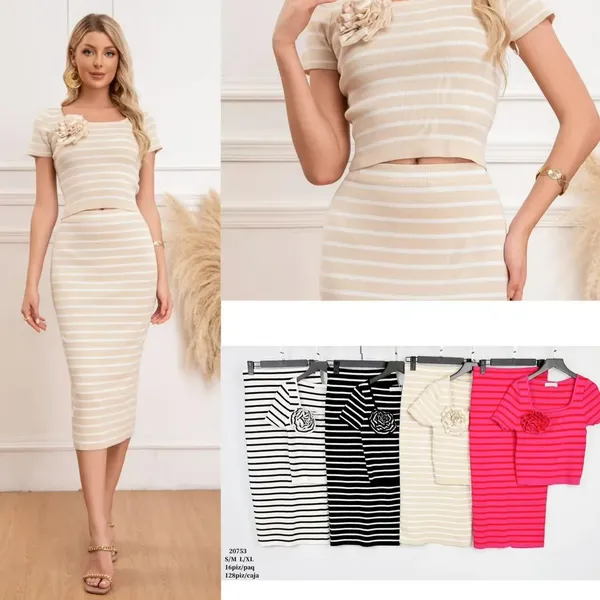 Conjunto Elegante Rayas-20753-0-20753