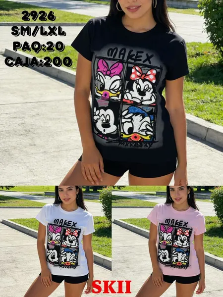 Playera Estampada personajes-2926