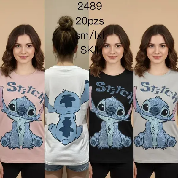 Playeras estampadas de Stitch-2489