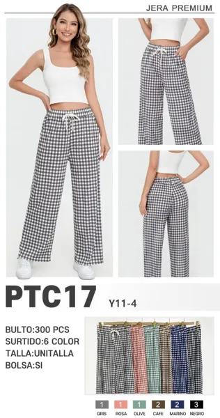 Pantalón a cuadros-PTC17