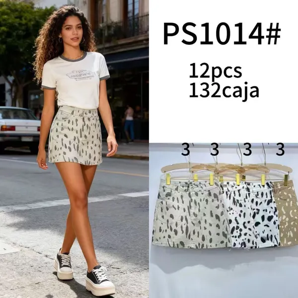Minifalda estampada-PS1014
