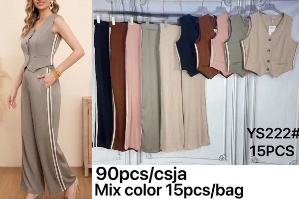 Conjunto de chaleco y pantalón-YS222