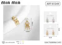 Pendientes de diamantes con flecos
