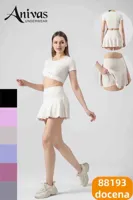 Conjunto de Top Corto y Short con Bolsillo-88193