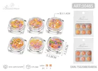Adornos para uñas, brillos, accesorios