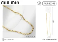 Cadena lisa para hombre